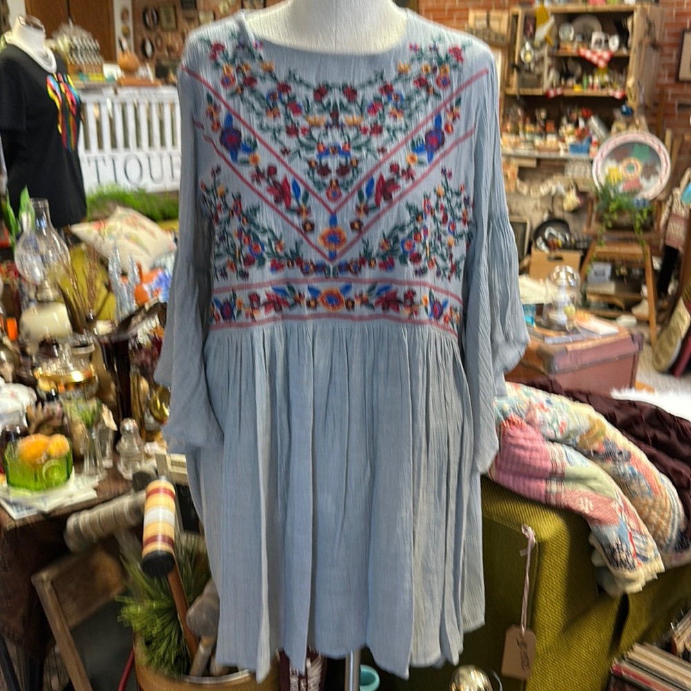 Cute embroidered tunic